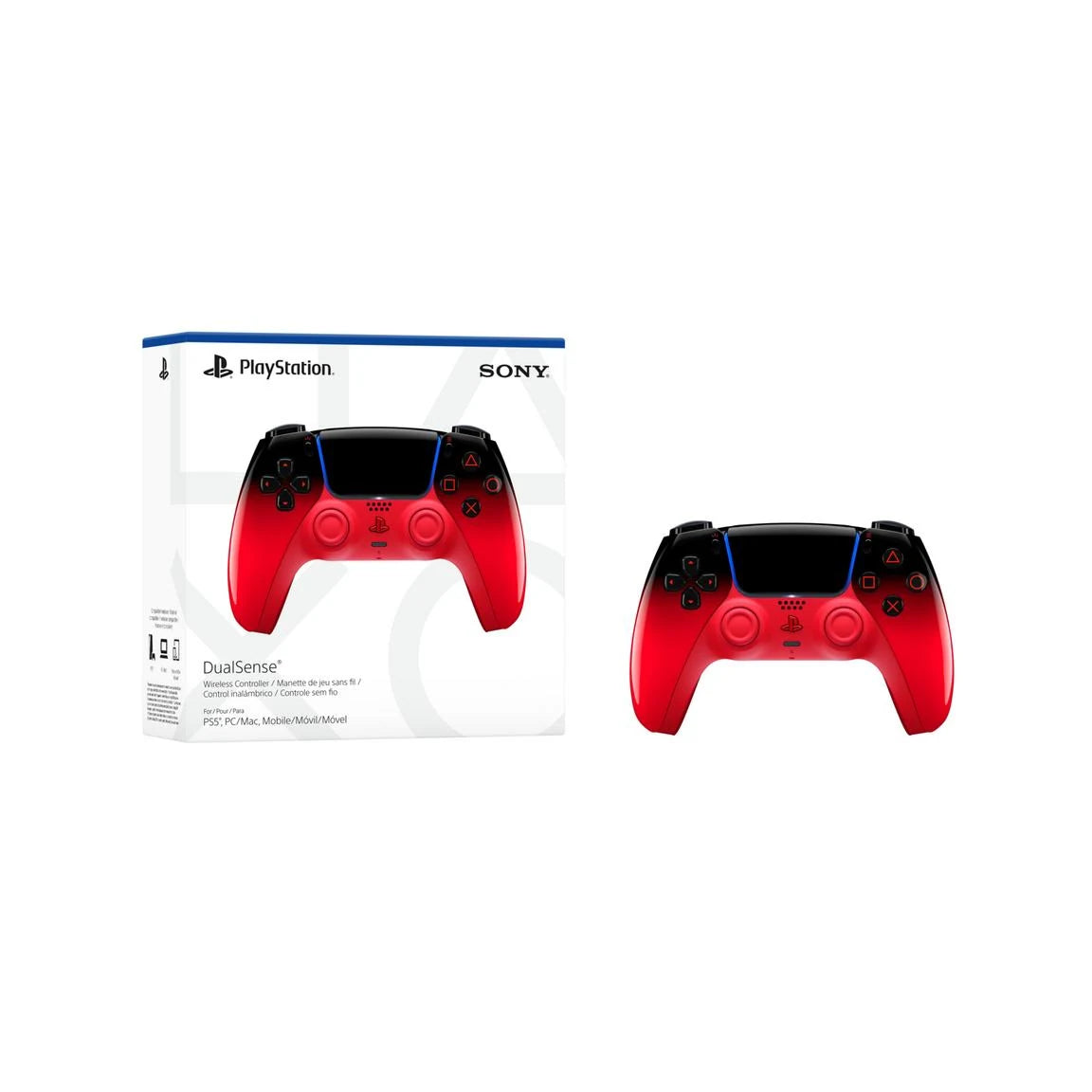 dualsense techno red view 6