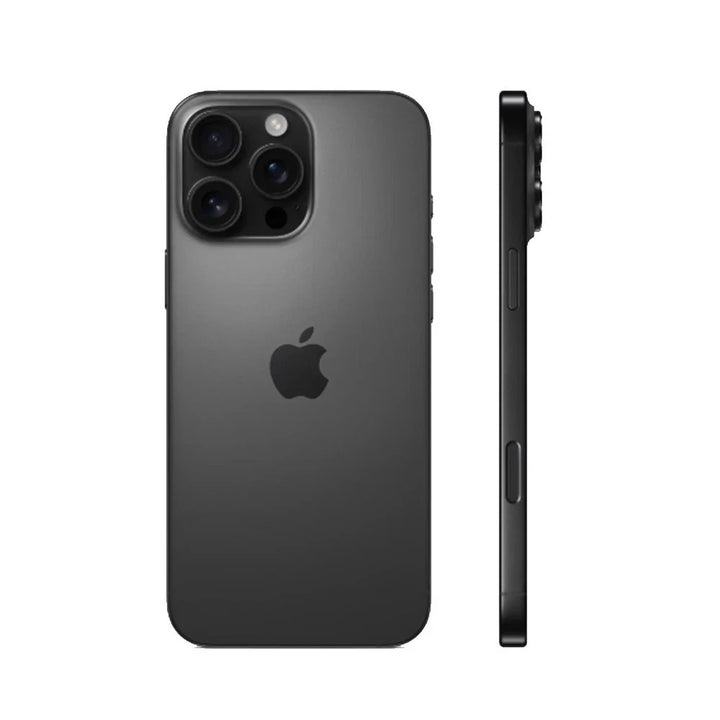 iphone 16 pro black titanium view 2